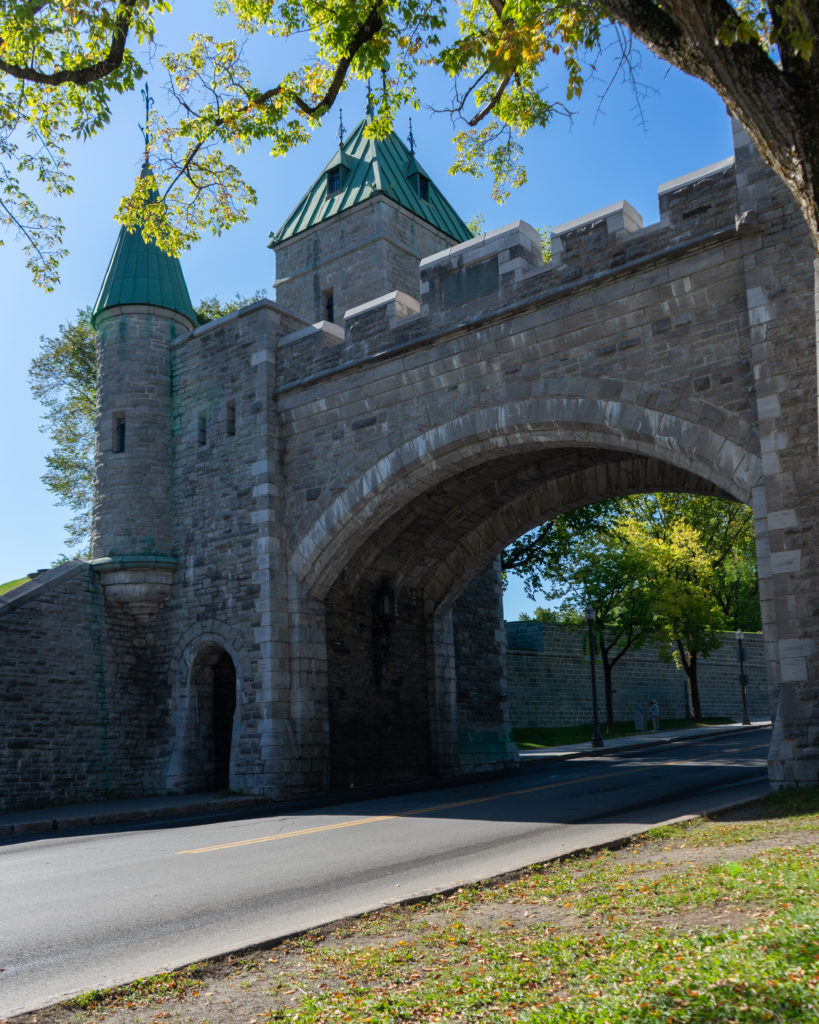 the Fortification Wall of Québec City 