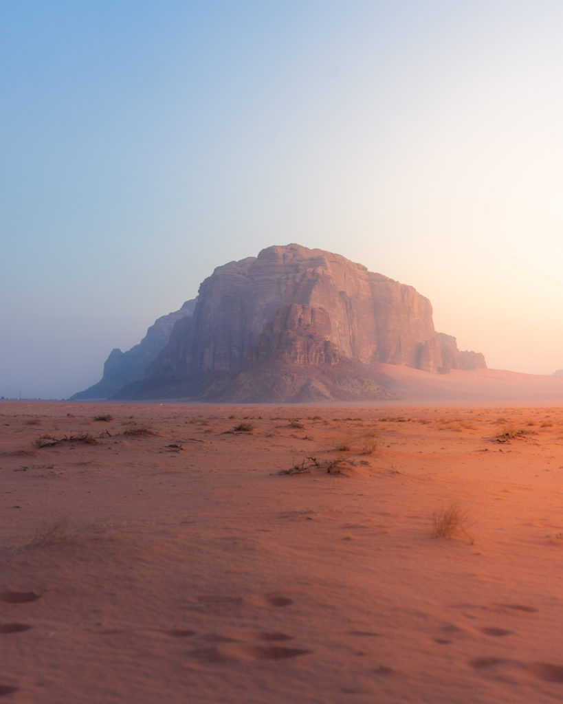 A desert landscape.Bucket List