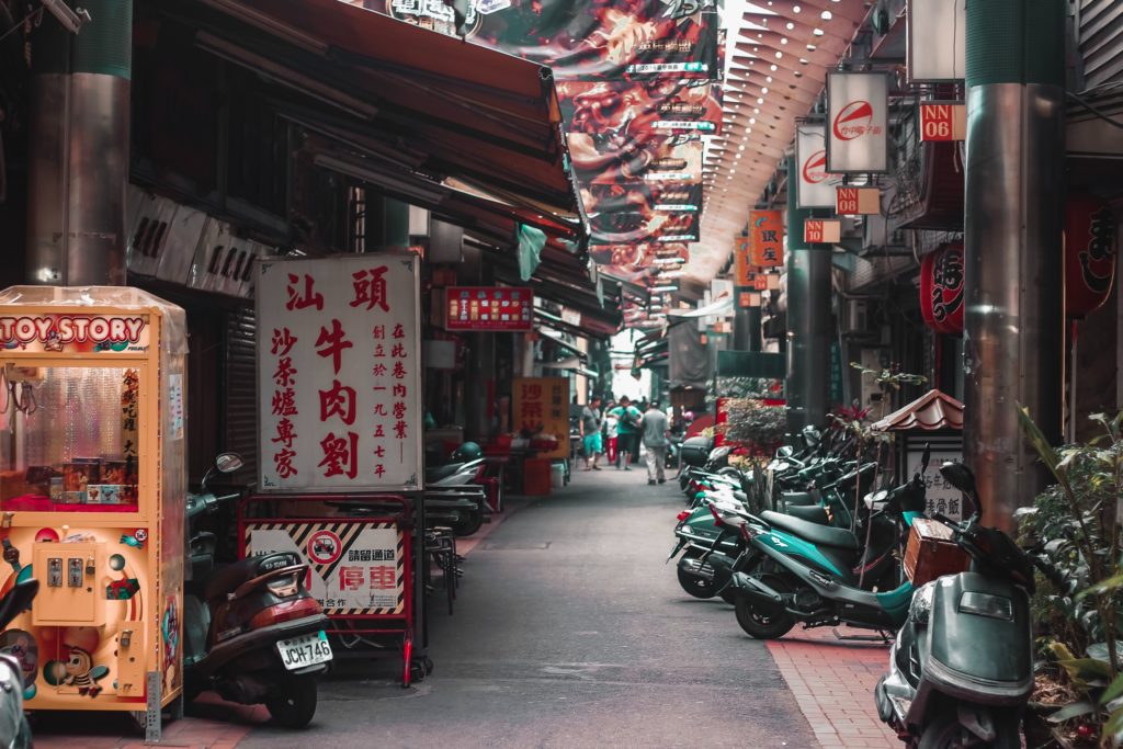A street in Taiwan