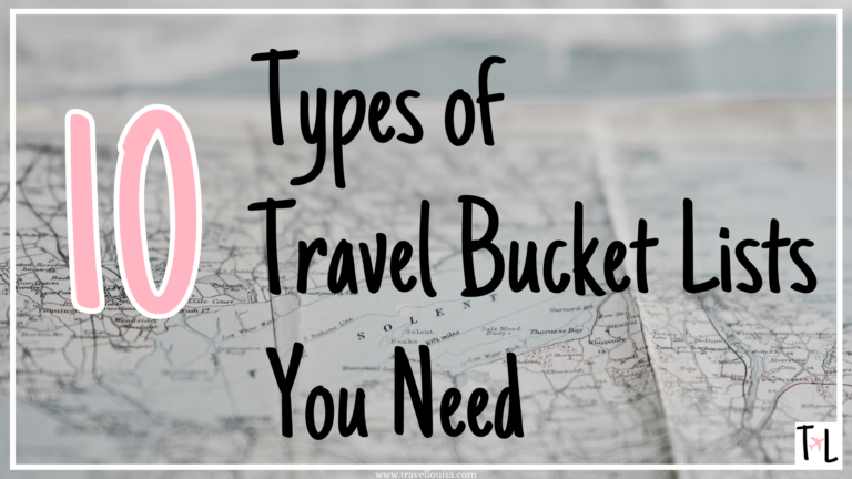 10 Types Of Travel Bucket Lists You Need
